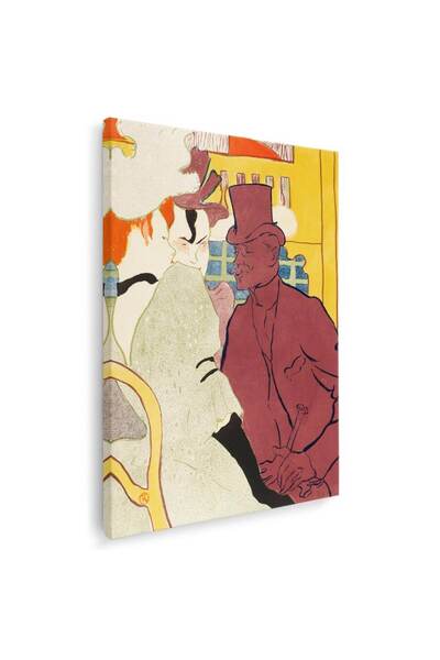 Tablou Canvas Tablou Britanicul la Moulin Rouge de Lautrec, cod 2126