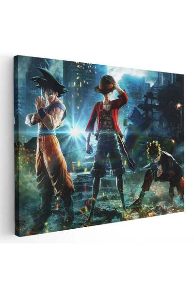 Tablou Canvas Tablou Jump Force Goku Naruto, Luffy jocuri desene animate, cod...