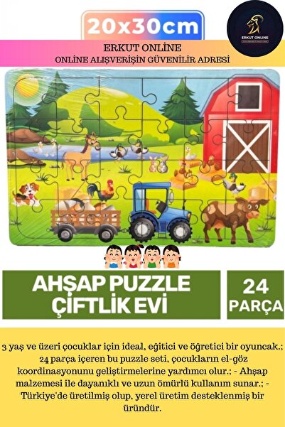 ERKUT ONLİNE Özel Seri Eğitici Zeka Geliştirici Öğretici El Göz Koordinasyonu...