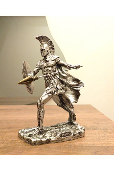 Antioch Art And Design Tasarım Achilles Biblo 19 Cm Mitolojik Heykel Ev Dekor Hediyelik Eşya