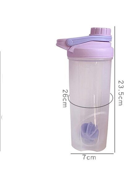 MDK Protein Shaker Bottle,daily School water bottle 600ml Water & Milo Mixer bottle for Gym & Fitness