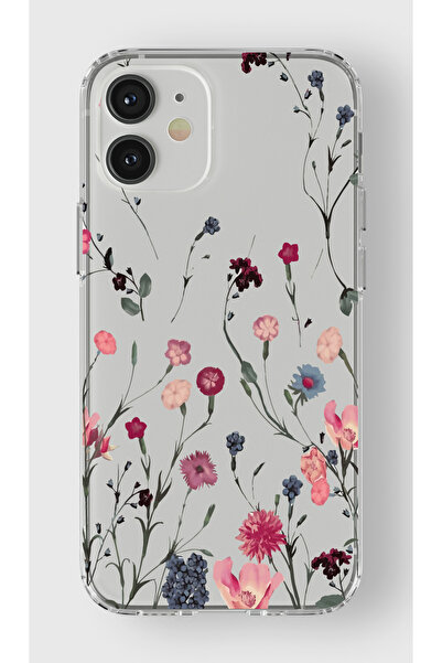 Iphone 12 Mini Compatible Printed Soft Silicone Transparent Phone Case