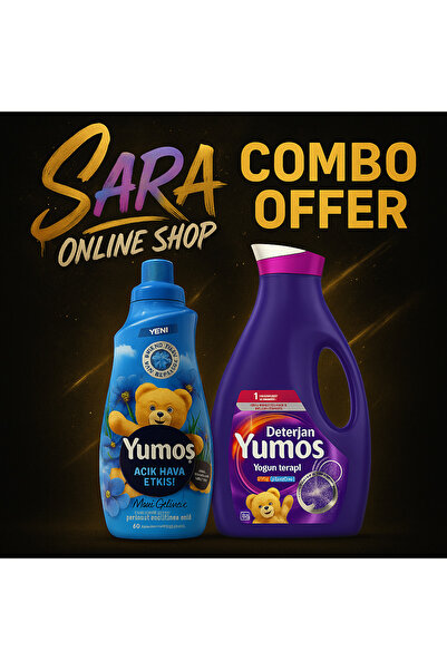 Yumoş Yumos Detergent Liquid Colorful 2.52L + Yumos Fabric Softener Mavi Gelincik 1440ml