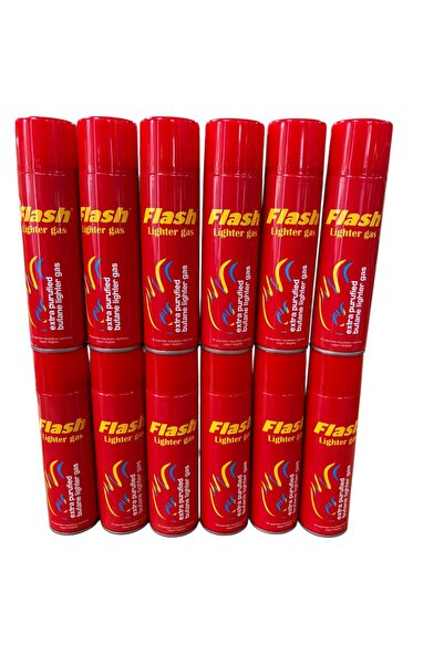 Flash Çakmak Gazı 12 Adet 270 Ml