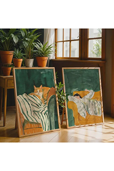 Tuba Decor Tablou din două piese pentru sufragerie, sufragerie, bucătărie, cu...