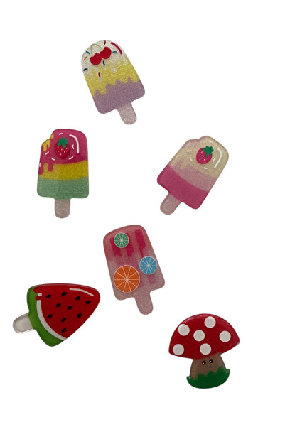 kalben accessories 6 قطع من تماثيل الراتنج - زخرفة مشبك، تميمة، تحفة فنية