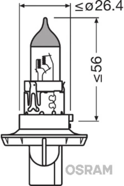 Osram Bec Far Faza Lunga Chevrolet Hhr Ford Usa F-150