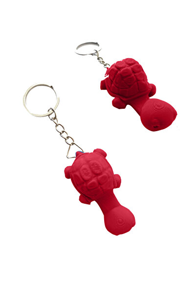 Flipped Cute Turtle Keychain with Phone Holder Gift Hobby