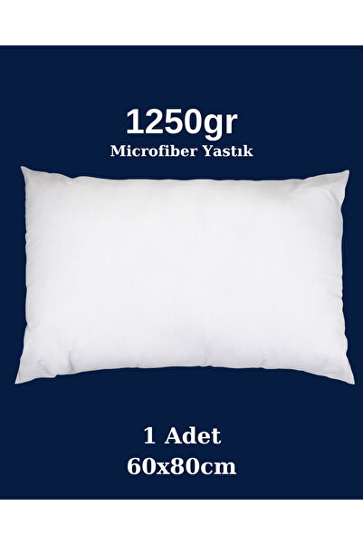 CzyLife Solivane Microfiber Kumaş 1250gr Beyaz Yastık | Premium 60x80cm | Otel Serisi