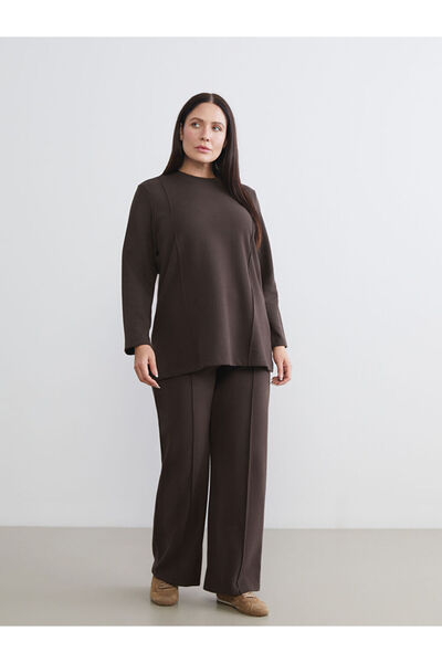 LC Waikiki Büyük Beden Beli Lastikli Kadın Eşofman Altı