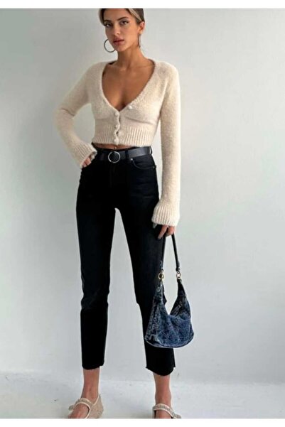 MAKRAS EXCLUSIVE A125150 Bayanjeans Pants High Waist Mom Jeans Skinny Leg Jeans