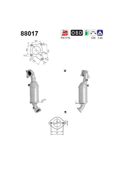 As Catalizator Audi A3 Seat Altea/Leon
