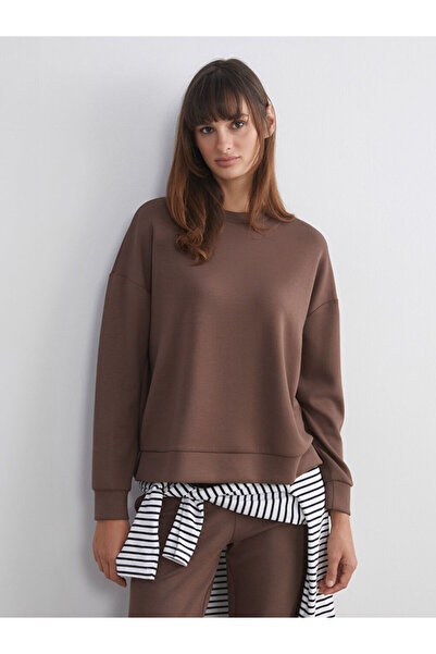 LC Waikiki Timeless Recommendations from Timeless Store | Crew Neck Oversize Women's Sweatshirt