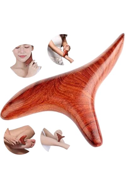 VEYA جهاز تدليك سبا ثيرابي بتصميم مثلث متعدد الوظائف خشب