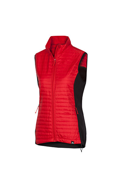 NORTHFINDER Women's vest water-repellent resistant KIERA VE-60001OR red