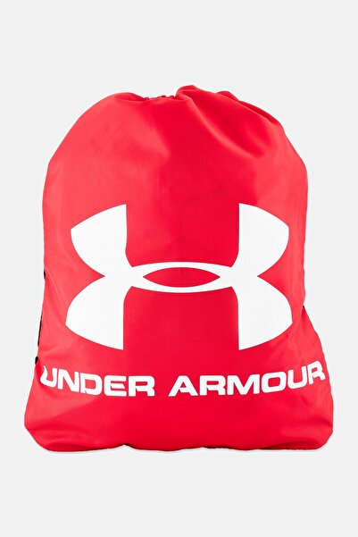 Under Armour Men Brand Logo Gym Sack Drawstring Bag, Red