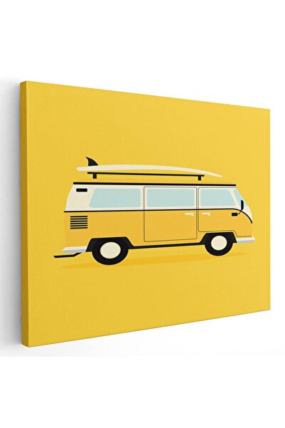 Tablou Canvas Tablou furgoneta cu placa de surf, cod 4633