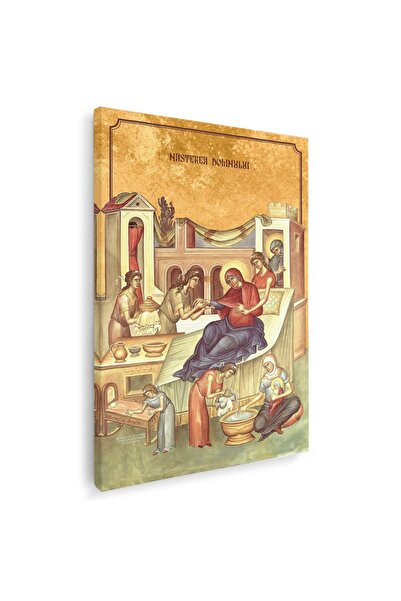 Tablou Canvas Icoana Nasterea Domnului Iisus Hristos, cod 3340