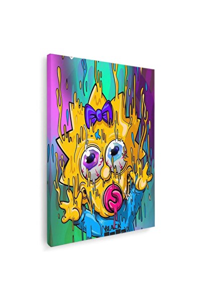 Tablou Canvas Tablou Familia Simpson Maggie desene animate, cod 4733