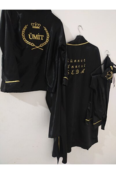 YASEMİNCE TASARIMLAR Sünnet anne sabahlık ve sünnet pijama takımı