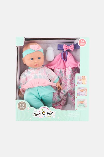 Ton O' Fun مجموعة دمى الأطفال حديثي الولادة ذات الأصوات الواقعية المكونة من 1...