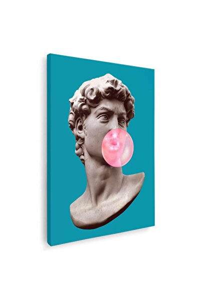 Tablou Canvas Tablou statuie cu balon guma de mestecat, cod 3103