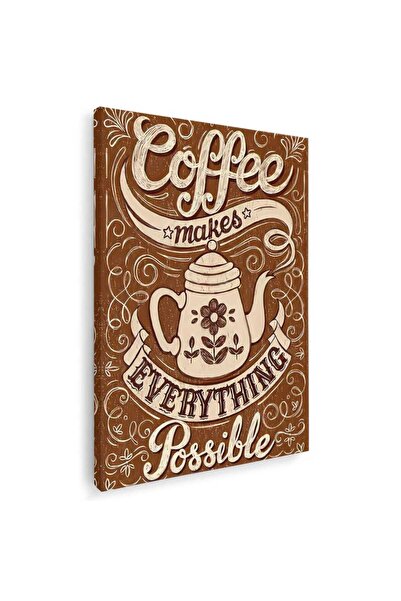 Tablou Canvas Cafeaua Tablou cafenea face totul posibil, cod 3855