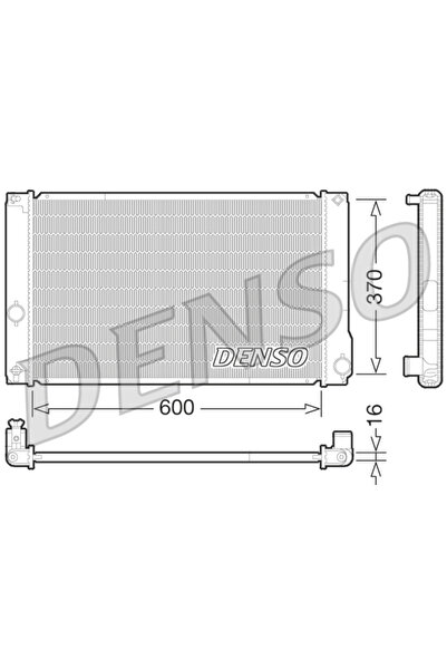 DENSO Radiator, replacement filter set, Toyota PRIUS (_W3_)