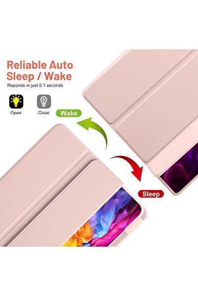 Generic جراب Palkitsee متوافق مع iPad Pro 11 2022/2021/2020 / جراب iPad Pro 11 Pro 11 بوصة مع قلم