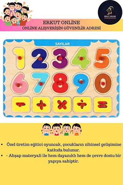 ERKUT ONLİNE PREMİUM Eğitici Öğretici Zeka Geliştirici Çocuk Ebeveyn Sayılar ...