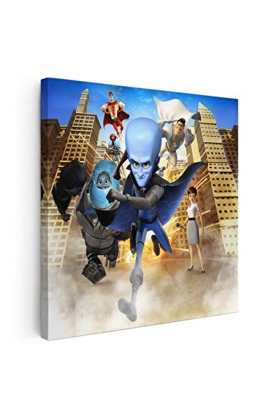 Tablou Canvas Megamind cartoon painting, code 4870