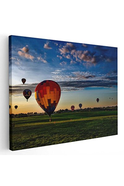 Tablou Canvas Tablou peisaj baloane cu aer cald, cod 4471