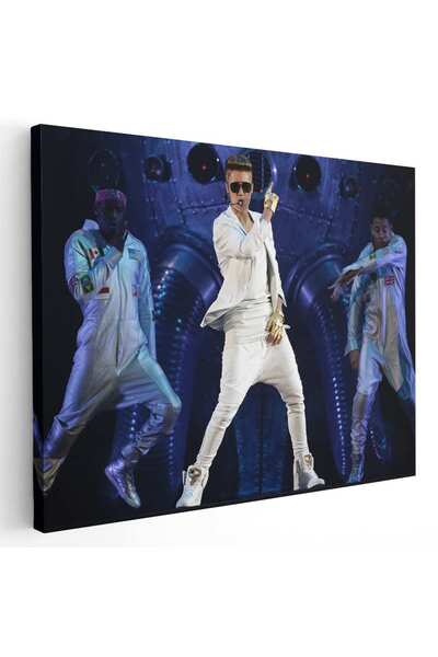 Tablou Canvas Justin Bieber cantaret, cod 2274