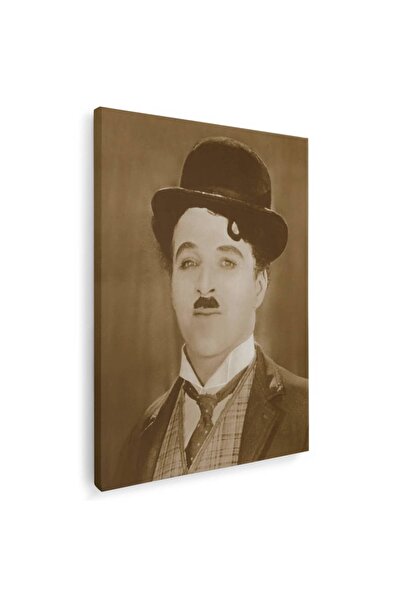 Tablou Canvas Tablou retro Charlie Chaplin actor, alb, negru, cod 1502