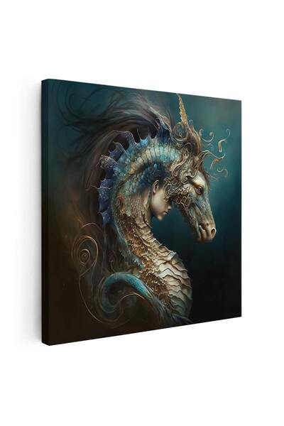 Tablou Canvas Tablou calut de mare cu cap femeie, cod 1642