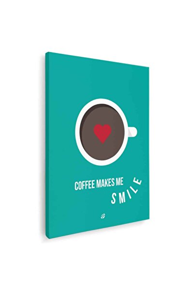 Tablou Canvas cafenea coffee makes me smile, cod 3853