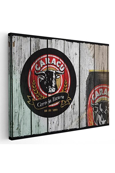 Tablou Canvas logo bere Caracu, cod 4123