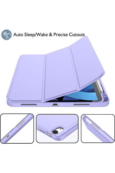 Generic جراب ZryXal لجهاز iPad Air 11 بوصة M3 2025/M2 2024، جراب iPad Air الجيل الخامس/الجيل الرابع 2022/2020