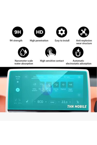 THN MOBILE Peugeot Bipper 2024 and 2025 Model Instrument Panel and Multimedia Screen Protector