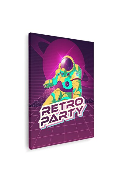Tablou Canvas muzica Retro Party vintage, cod 5368