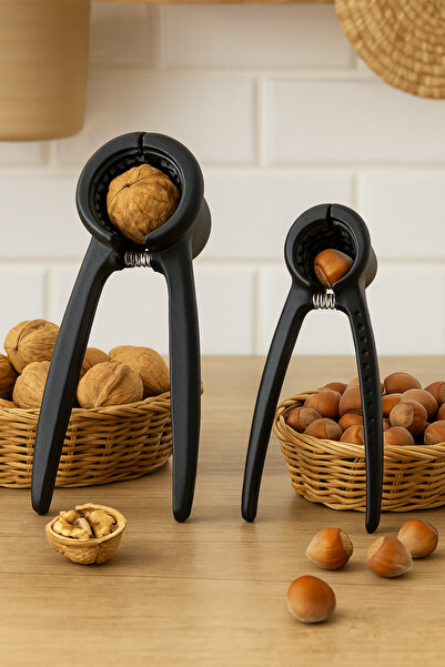 Home مجموعة كسارة الجوز والبندق، مصبوبة، سوداء، مريحة، عملية