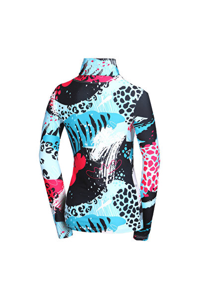 NORTHFINDER Women's ski-touring quick-drying T-shirt Dri-release® KRALOVA 2 splashprint