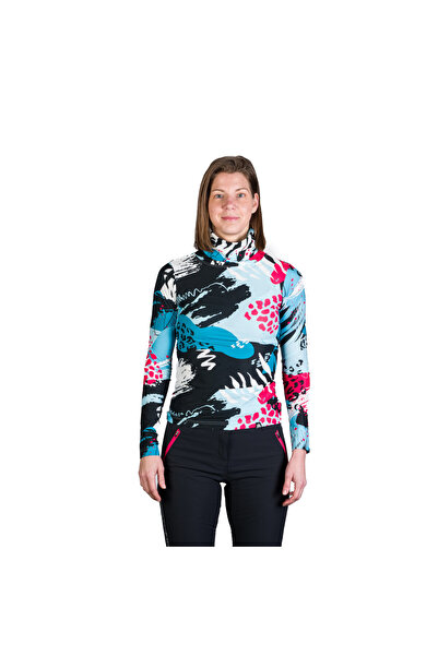 NORTHFINDER Women's ski-touring quick-drying T-shirt Dri-release® KRALOVA 2 splashprint