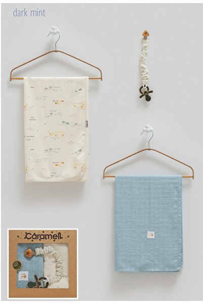 Caramell طقم أطفال أولاد مكون من 3 قطع مصنوع من القطن بنسبة 100% مقاس 80-90 س...