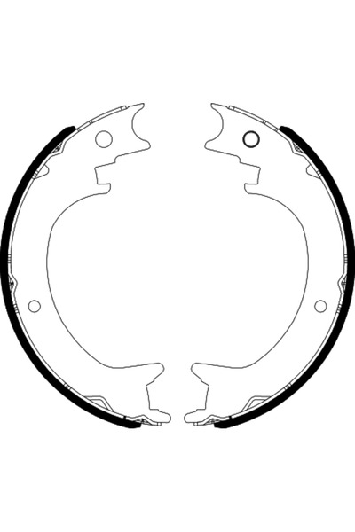 TEXTAR Set Saboti Frana Frana De Mana Mitsubishi Pajero 4/Pajero Classic/Paje...