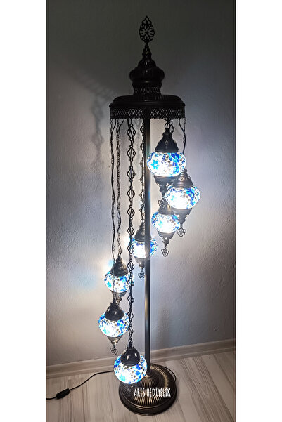 ARİS HEDİYELİK El Yapımı Otantik Mozaik Lambader 7'li