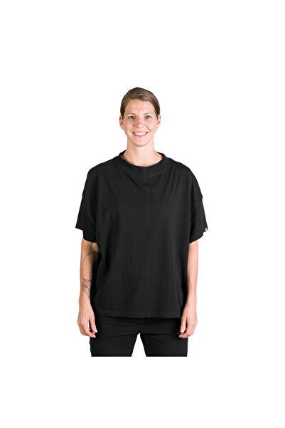 NORTHFINDER Tricou damă supradimensionat din bumbac, model turist, JUDY, negru