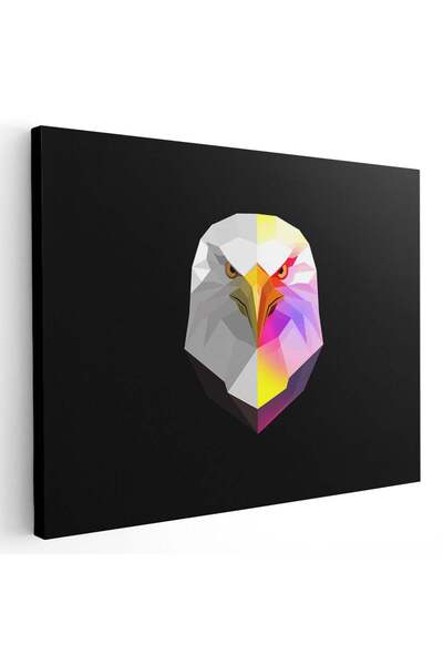 Tablou Canvas Tablou cap vultur arta poligonala, cod 5278