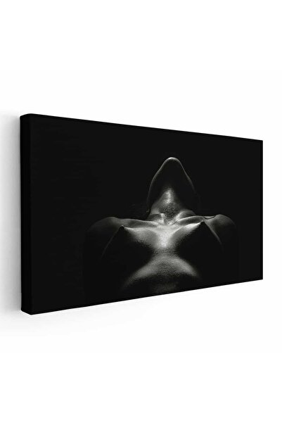 Tablou Canvas Tablou femeie nud sani alb negru, cod 1762