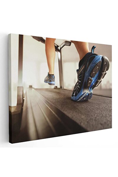 Tablou Canvas Tablou alergand pe banda detaliu picioare, cod 3274